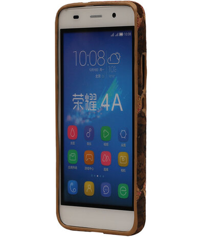 Kurk Design TPU Cover Case voor Huawei Honor Y6 Hoesje Model A