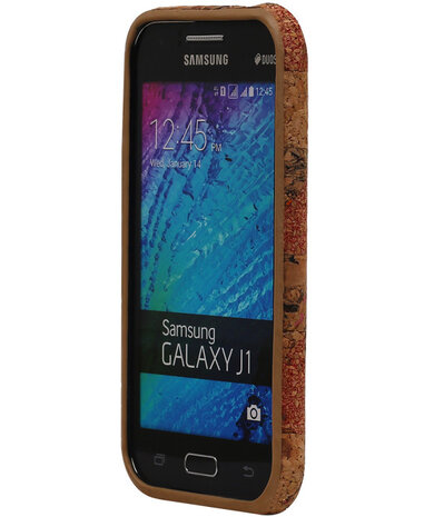 Kurk Design TPU Cover Case voor Samsung Galaxy J1 Hoesje Model C