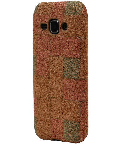 Kurk Design TPU Cover Case voor Samsung Galaxy J1 Hoesje Model E