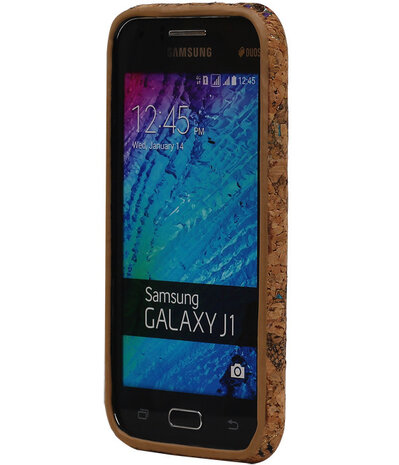 Kurk Design TPU Cover Case voor Samsung Galaxy J1 Hoesje Model F