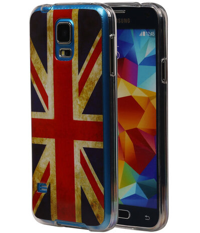 Britse Vlag TPU Cover Case voor Samsung Galaxy S5 Hoesje
