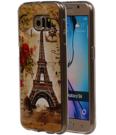 Eiffeltoren TPU Cover Case voor Samsung Galaxy S6 Hoesje