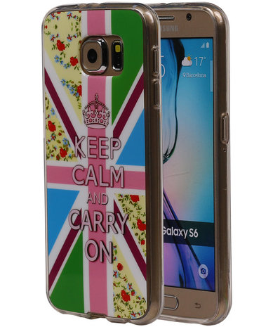 Keizerskroon TPU Cover Case voor Samsung Galaxy S6 Hoesje