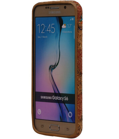 Kurk Design TPU Cover Case voor Samsung Galaxy S6 Hoesje Model C
