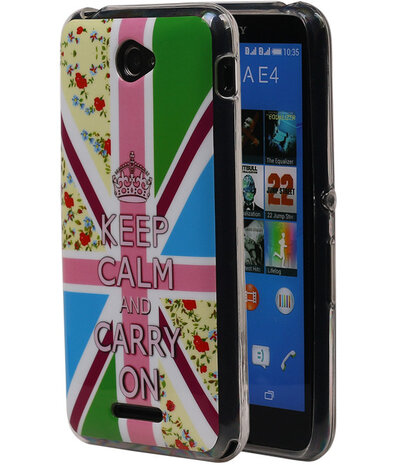 Keizerskroon TPU Cover Case voor Sony Xperia E4 Hoesje