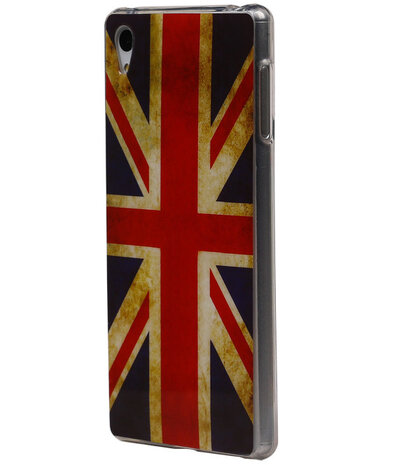 Britse Vlag TPU Cover Case voor Sony Xperia Z4 Hoesje