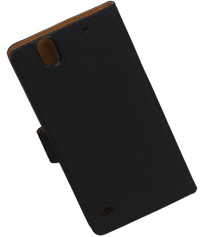 Sony Xperia C4 Hoesje Booktype Zwart