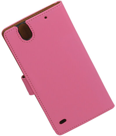 Sony Xperia C4 Hoesje Booktype Roze