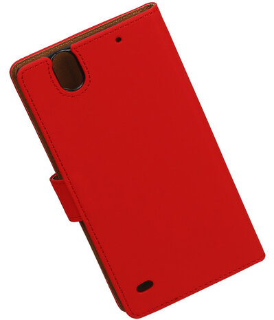 Sony Xperia C4 Hoesje Booktype Rood