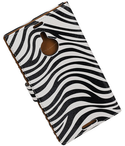 Zebra Booktype Nokia Lumia 1520 Wallet Cover Hoesje