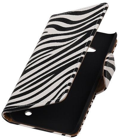 Zebra Booktype Microsoft Lumia 550 Wallet Cover Hoesje