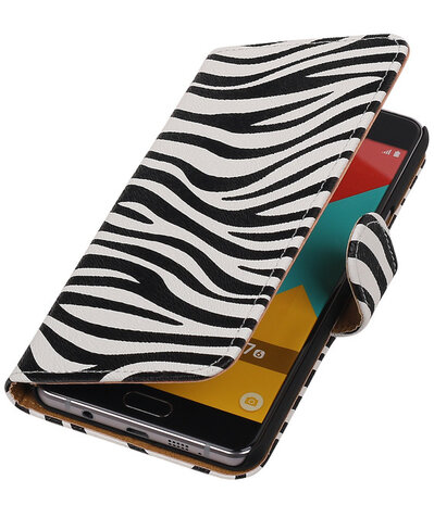 Zebra Booktype Samsung Galaxy A7 2016 Wallet Cover Hoesje