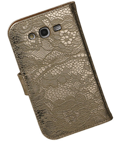 Lace Goud Samsung Galaxy Grand Neo Book/Wallet Case
