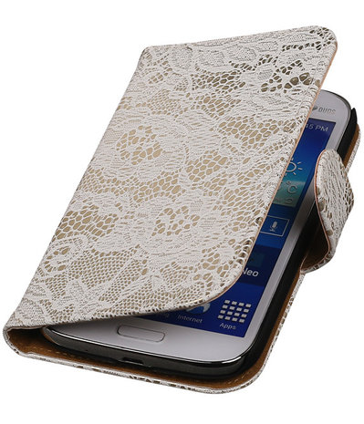 Lace Wit Samsung Galaxy Grand Neo Book/Wallet Case
