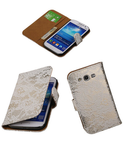 Lace Wit Samsung Galaxy Grand Neo Book/Wallet Case