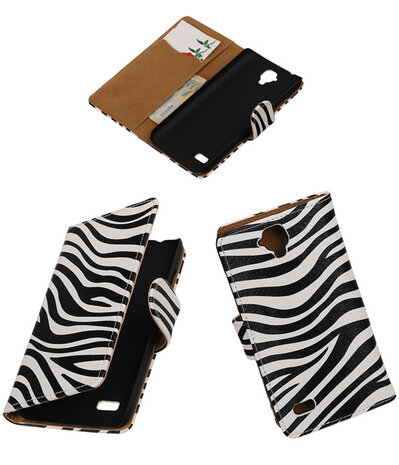 Zebra Booktype Huawei Y560 / Y5 Wallet Cover Hoesje