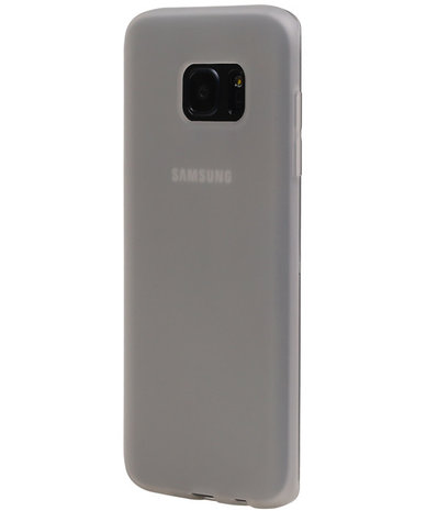 Samsung Galaxy S7 Edge TPU Back Cover Hoesje Transparant Wit