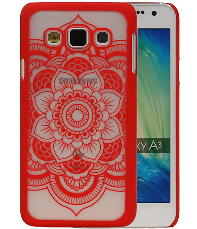 Samsung Galaxy A3 - Roma Hardcase Hoesje Rood