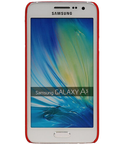 Samsung Galaxy A3 - Roma Hardcase Hoesje Rood