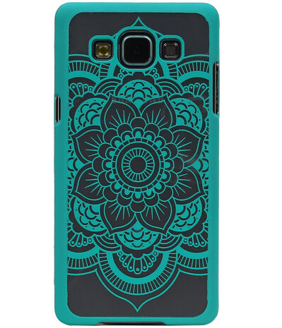 Samsung Galaxy A5 - Roma Hardcase Hoesje Turquoise