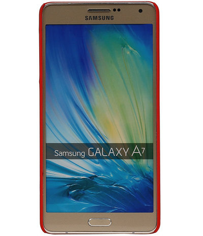 Samsung Galaxy A7 - Roma Hardcase Hoesje Rood