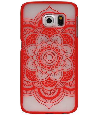 Samsung Galaxy S6 edge - Roma Hardcase Hoesje Rood