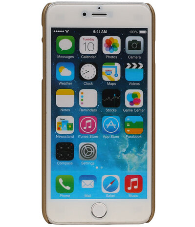 Apple iPhone 6/6s - Brocant Hardcase Hoesje Goud
