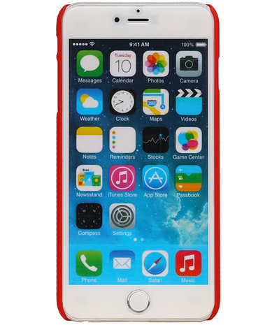 Apple iPhone 6/6s - Brocant Hardcase Hoesje Rood