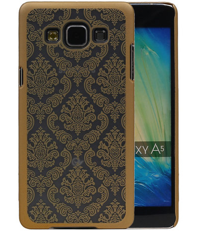 Samsung Galaxy A5 - Brocant Hardcase Hoesje Goud