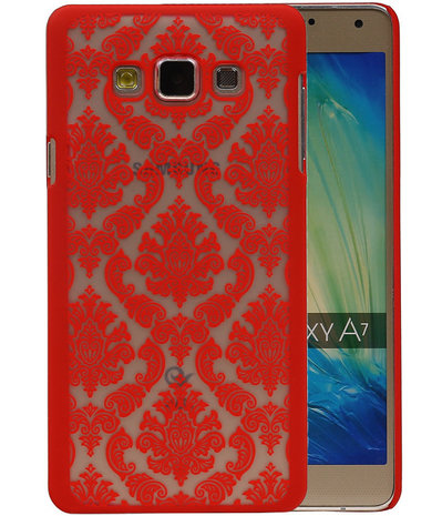 Samsung Galaxy A7 - Brocant Hardcase Hoesje Rood