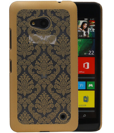 Microsoft Lumia 640 - Brocant Hardcase Hoesje Goud