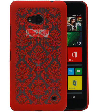 Microsoft Lumia 640 - Brocant Hardcase Hoesje Rood