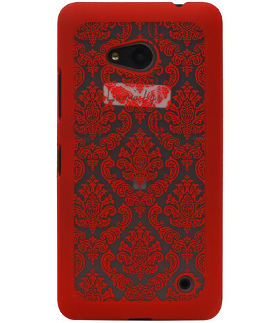 Microsoft Lumia 640 - Brocant Hardcase Hoesje Rood