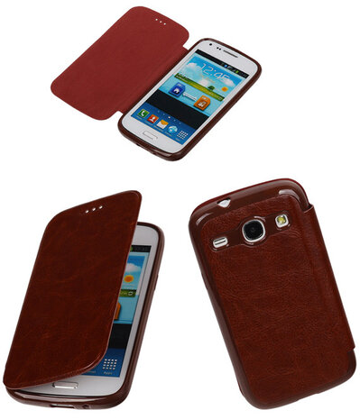 Polar Map Case Bruin LG G2 TPU Bookcover Hoesje