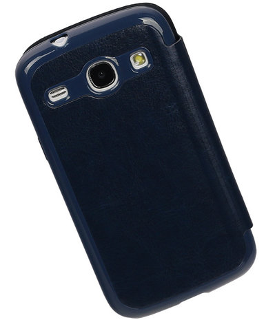 Polar Map Case Donker Blauw Huawei Ascend G510 TPU Bookcover Hoesje