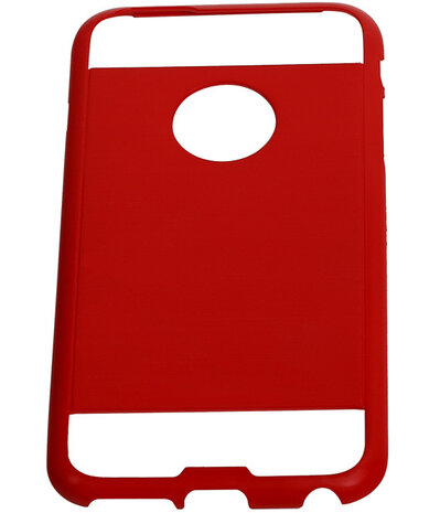 Rood Bestcases Tough Armor TPU Back Cover Case Apple iPhone 6/6S Hoesje