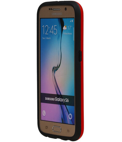 Rood BestCases Tough Armor TPU back cover hoesje voor Samsung Galaxy S6