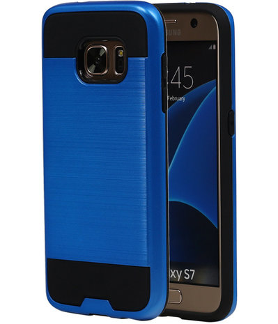 Blauw BestCases Tough Armor TPU back cover hoesje voor Samsung Galaxy S7