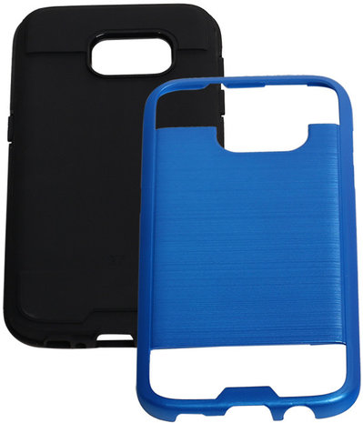 Blauw BestCases Tough Armor TPU back cover hoesje voor Samsung Galaxy S7