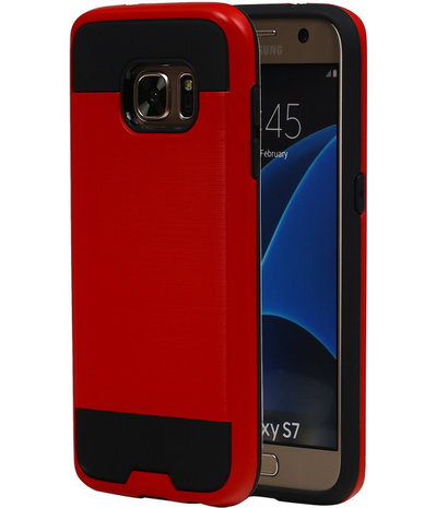 Rood BestCases Tough Armor TPU back cover hoesje voor Samsung Galaxy S7