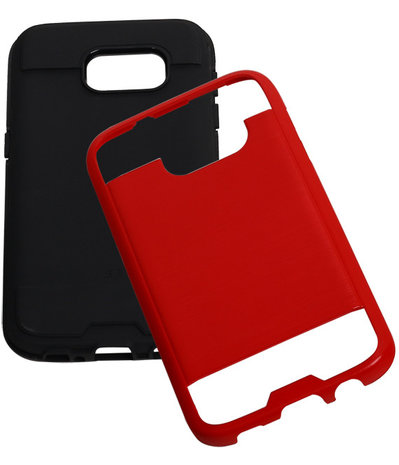 Rood BestCases Tough Armor TPU back cover hoesje voor Samsung Galaxy S7