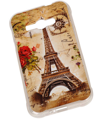 Eiffeltoren TPU Cover Case voor Samsung Galaxy J1 Ace Hoesje