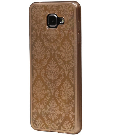 Goud Brocant TPU back case cover hoesje voor Samsung Galaxy A7 (2016)