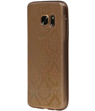Goud Brocant TPU back case cover hoesje voor Samsung Galaxy S7