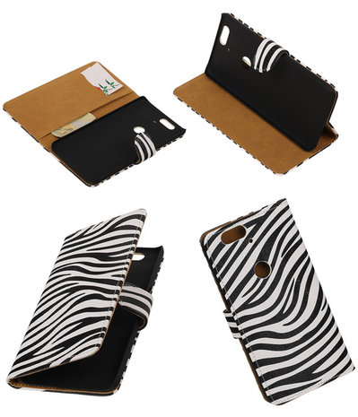 Huawei Nexus 6P - Zebra Booktype Wallet Hoesje