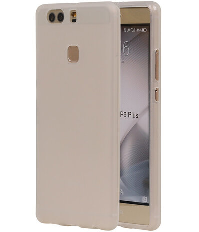 Huawei P9 Plus TPU Hoesje Transparant Wit