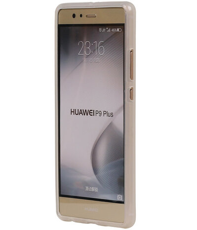 Huawei P9 Plus TPU Hoesje Transparant Wit