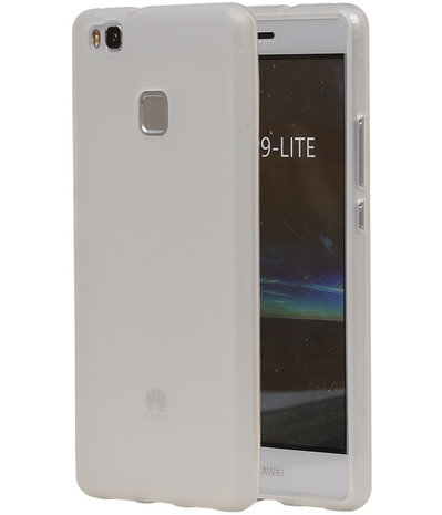 Huawei P9 Lite TPU Hoesje Transparant Wit