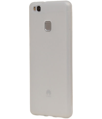 Huawei P9 Lite TPU Hoesje Transparant Wit
