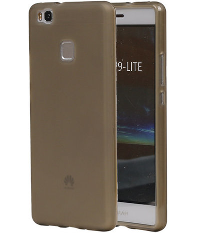 Huawei P9 Lite TPU Hoesje Transparant Grijs